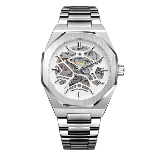 Orologio meccanico scheletrato - orologio,